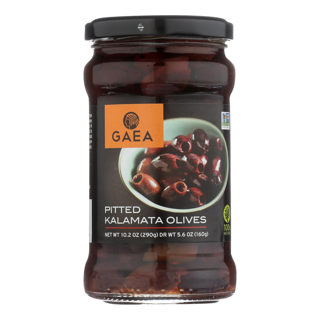 Gaea Olives - Kalamata - Pitted - 5.6 Oz - Case Of 8 - Maras Green